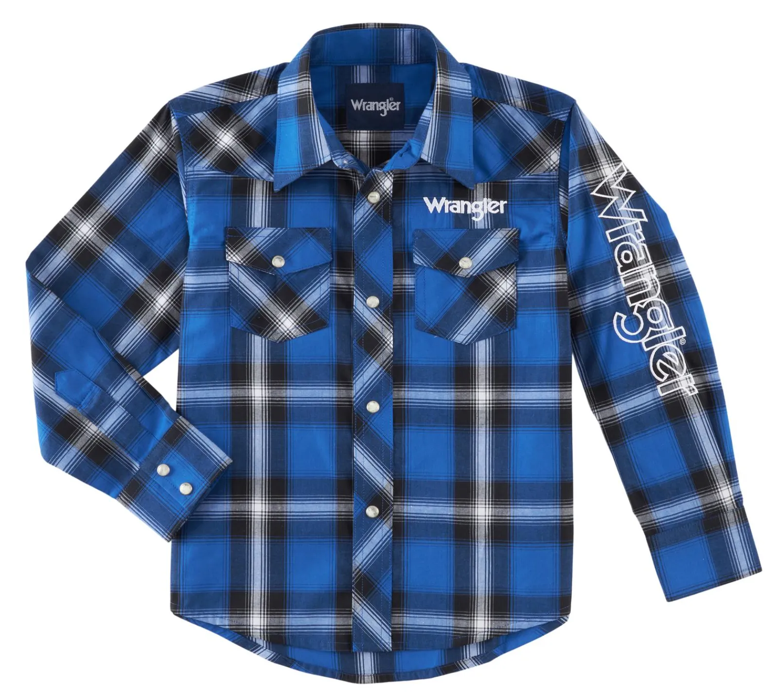 112318517- Wrangler Boy's Classic Fit® Pearl Snap Shirt