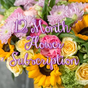 12 Month Flower Subscription