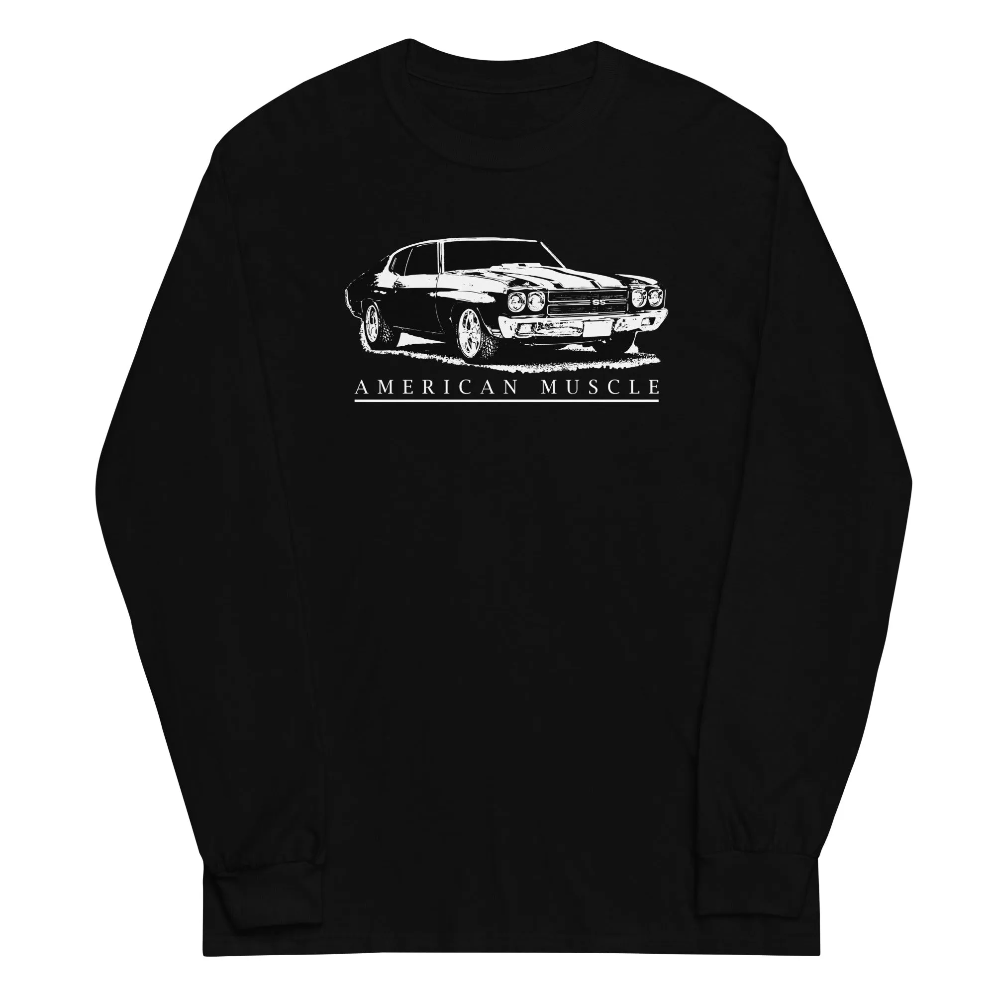 1970 Chevelle SS American Muscle Car Long Sleeve T-Shirt