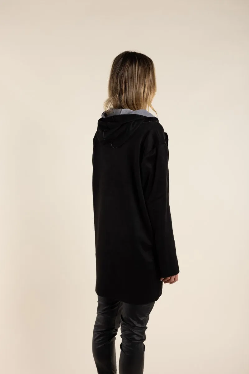 2 Tone Coat in Black/Grey 2794 by Two-T's