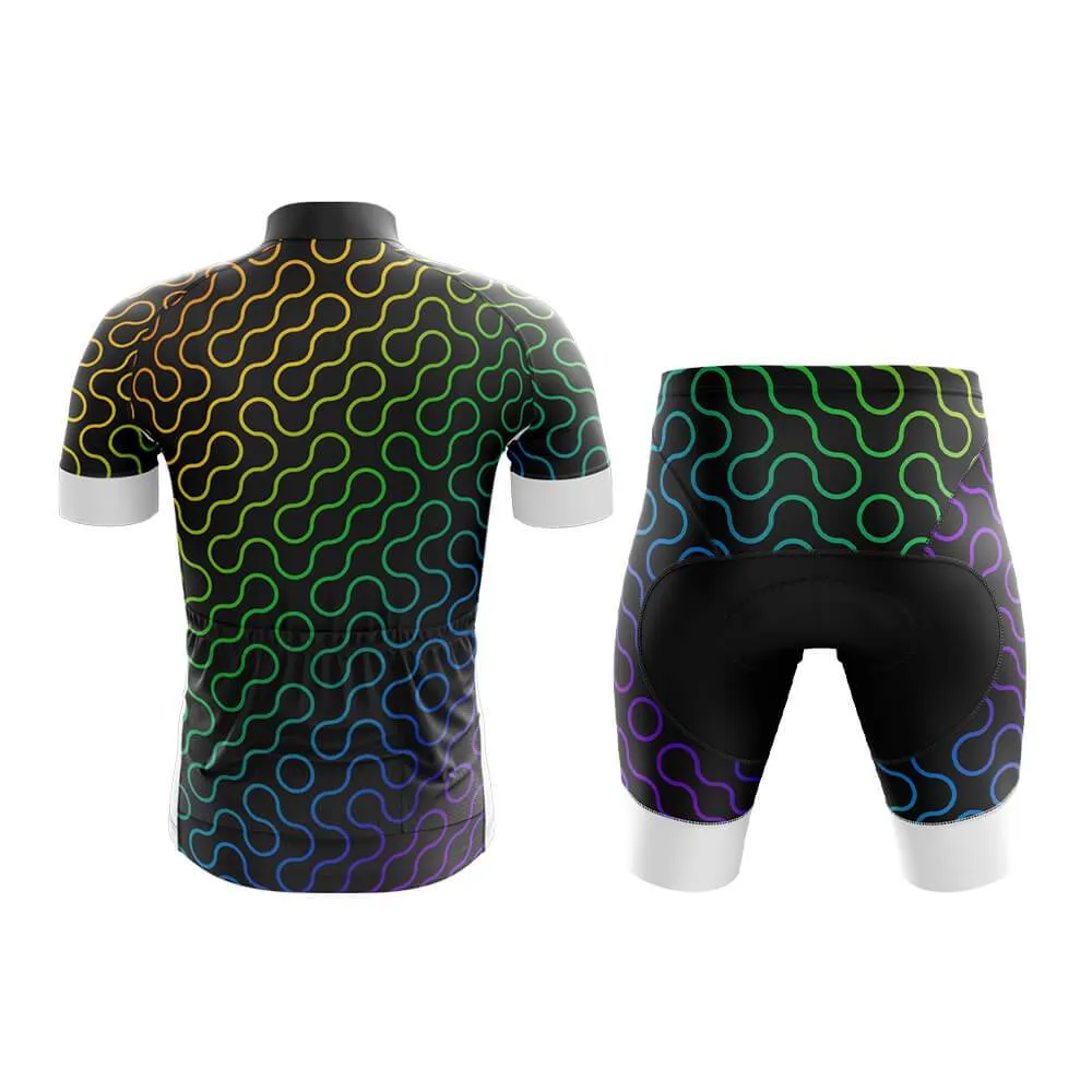 Abstract Rainbow (V8) Club Cycling Kit