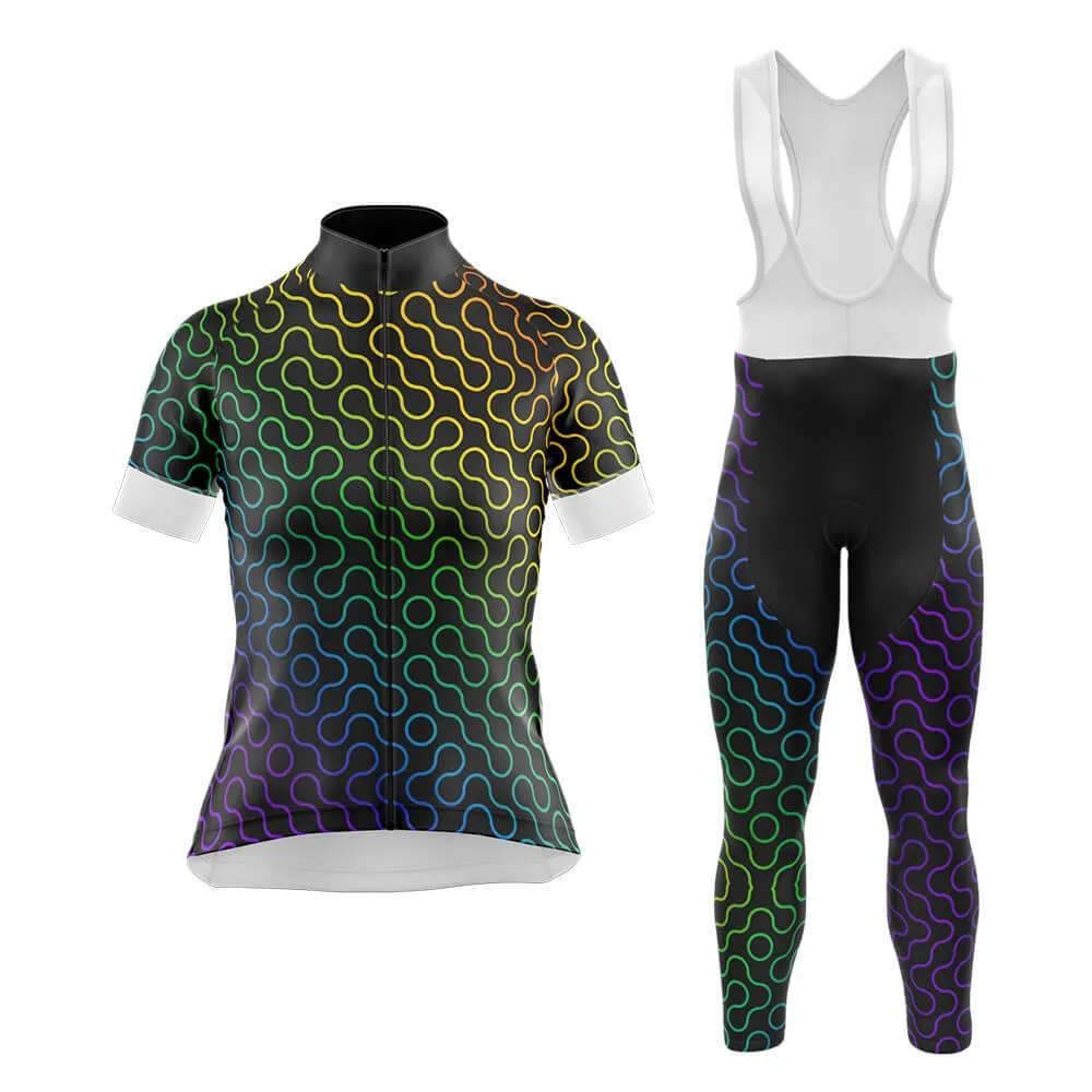 Abstract Rainbow (V8) Club Cycling Kit