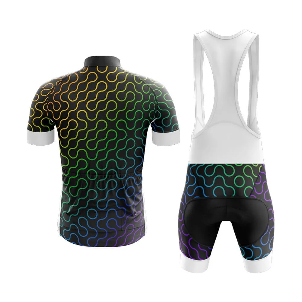 Abstract Rainbow (V8) Club Cycling Kit