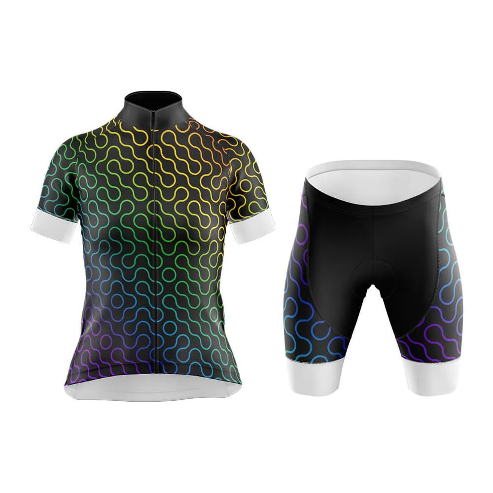 Abstract Rainbow (V8) Club Cycling Kit