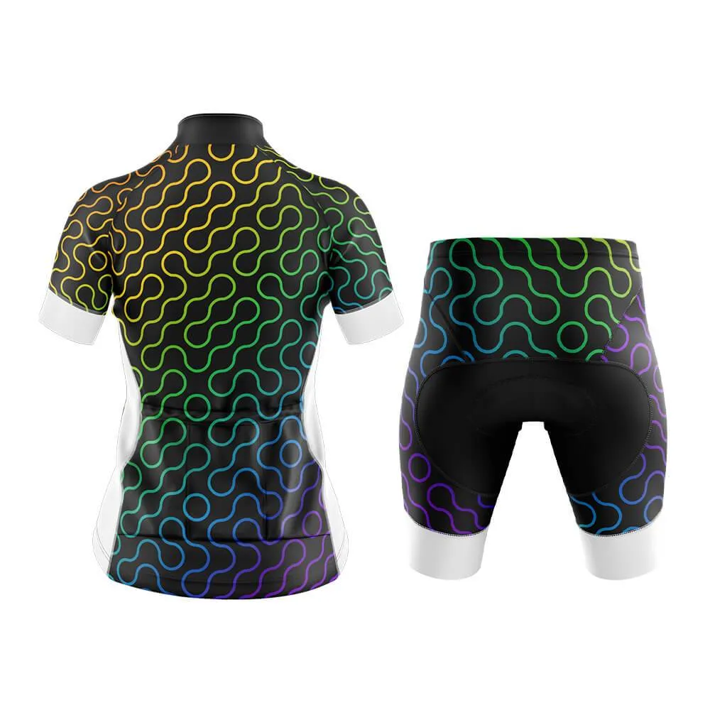 Abstract Rainbow (V8) Club Cycling Kit