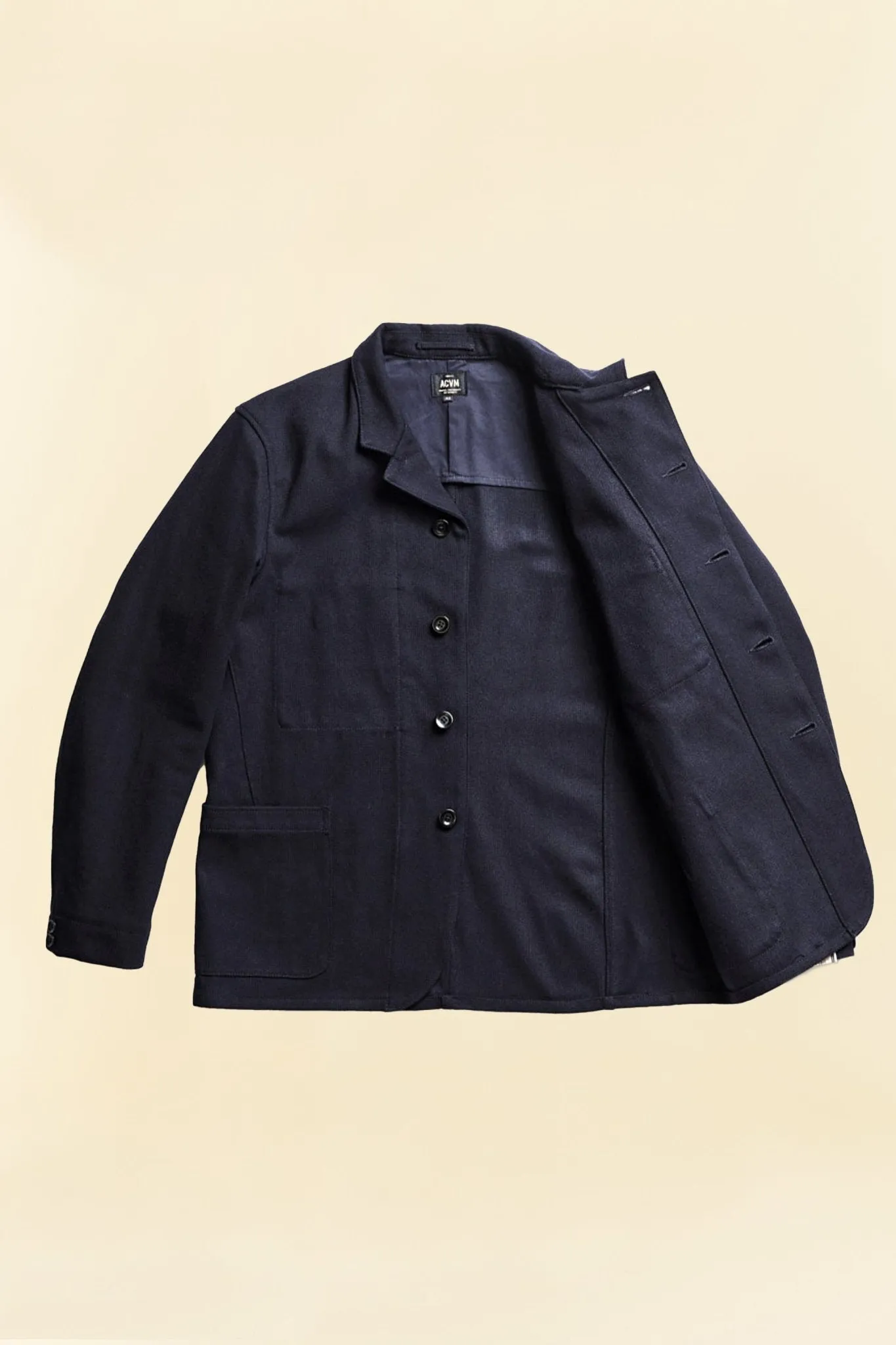 Addict Clothes ACVM Herringbone Work Jacket - Navy