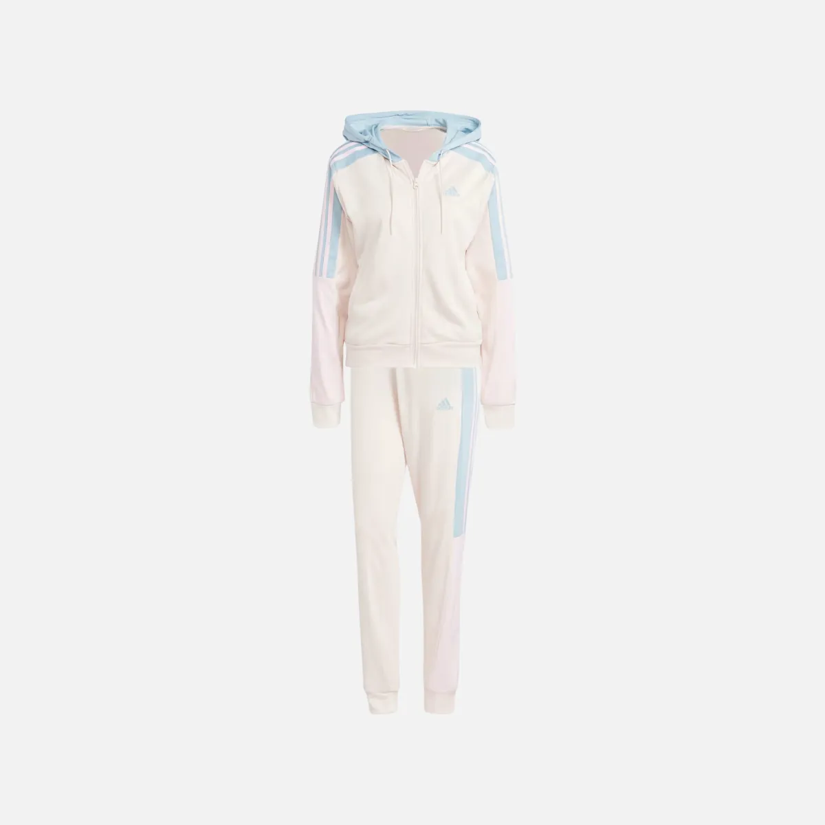 Adidas Boldblock Women's Track Suit -Wonder Quartz/Wonder Blue/Wonder Beige