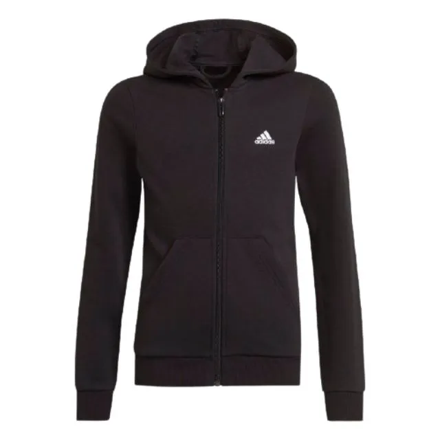 Adidas Essentials Girls Lifestyle Hoody Black/White