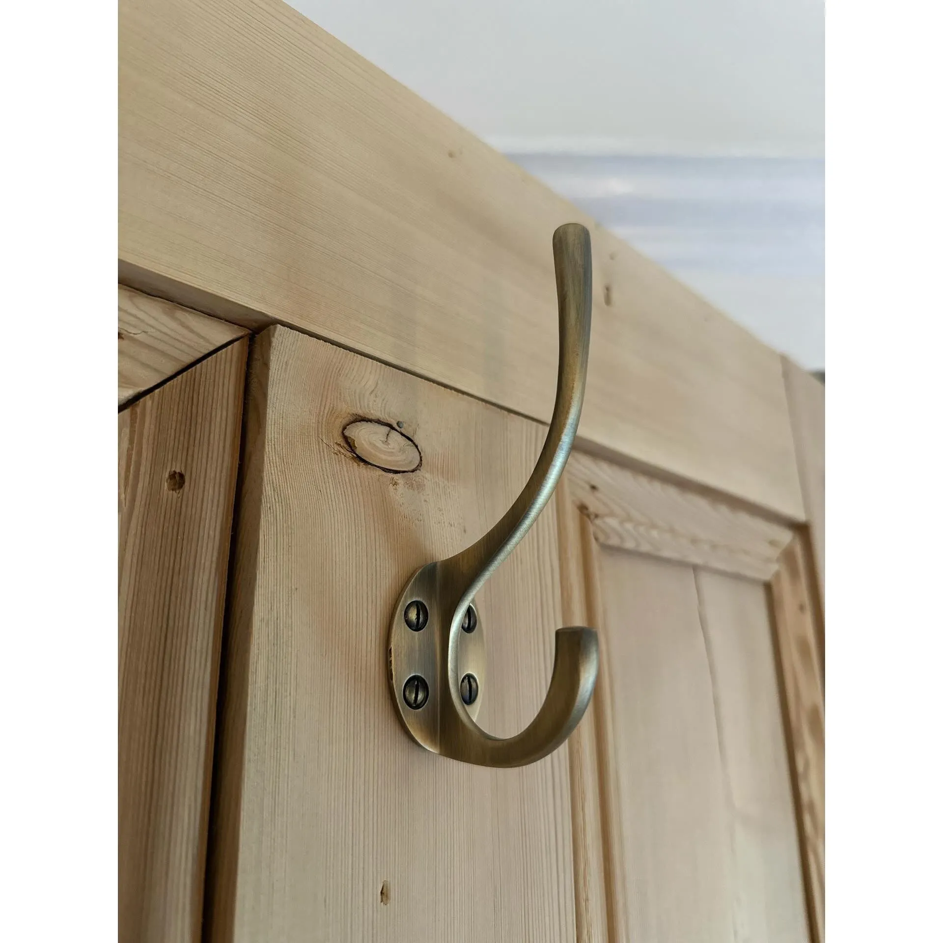 Aged Brass Hat & Coat Hook