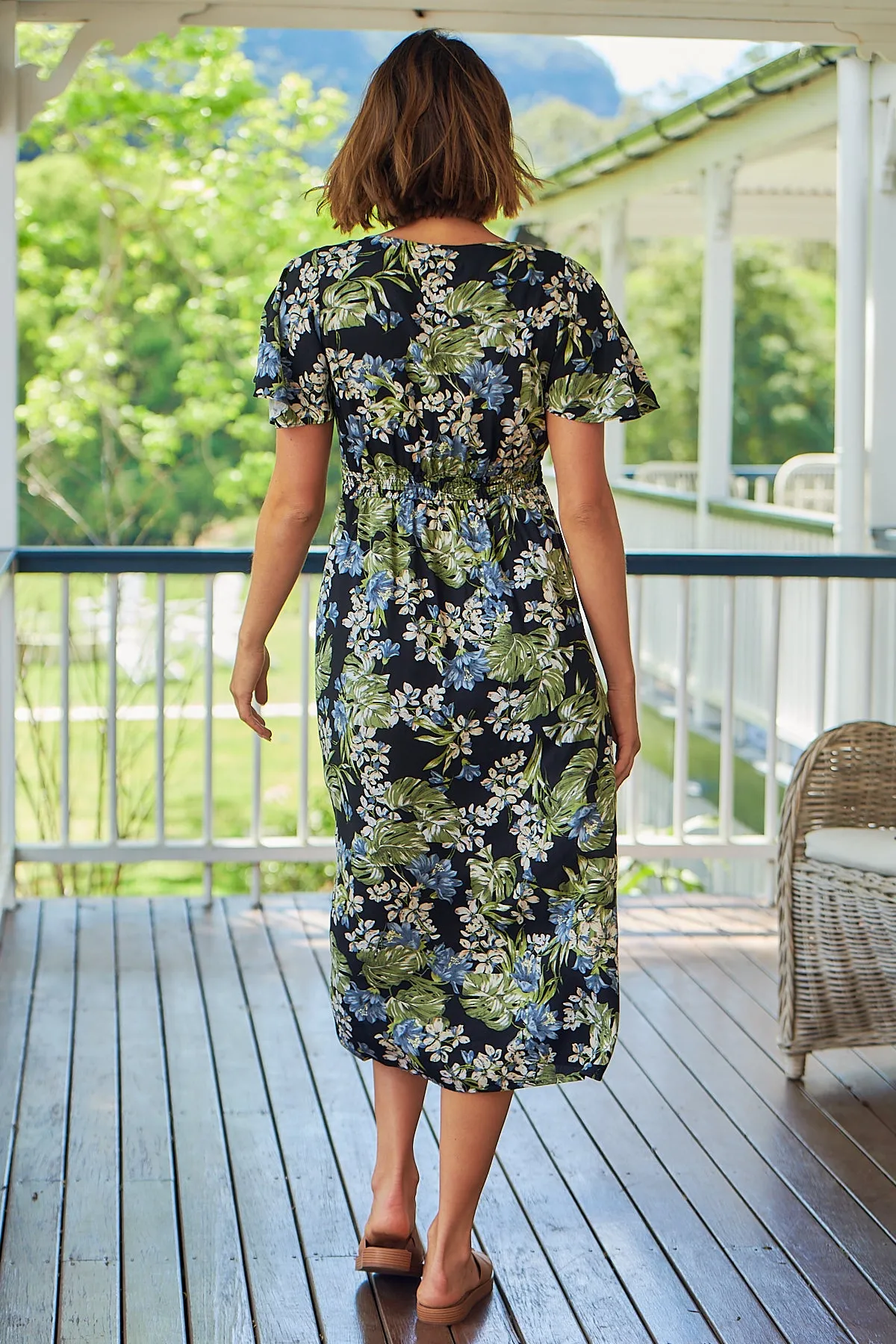 Alexia Green Floral Dress