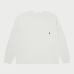 American Classic Pocket L/S T-Shirt (White)