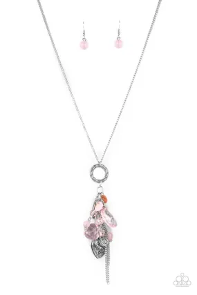 AMOR to Love Pink Paparazzi Necklace