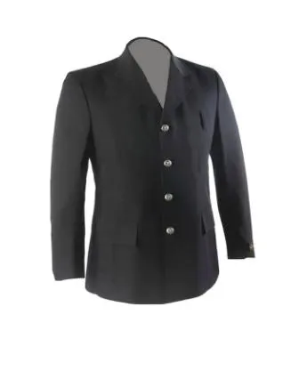 Anchor Uniform Women's Single Breasted Coat with Bottom Flaps – Polyester Wool Blend