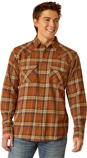 Ariat Men's Roasted Pecan Haiden Retro Fit Shirt