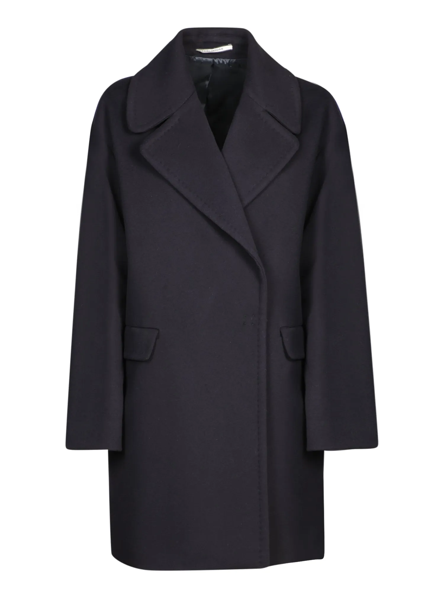 Astrid Wool and Cashmere Coat in Black