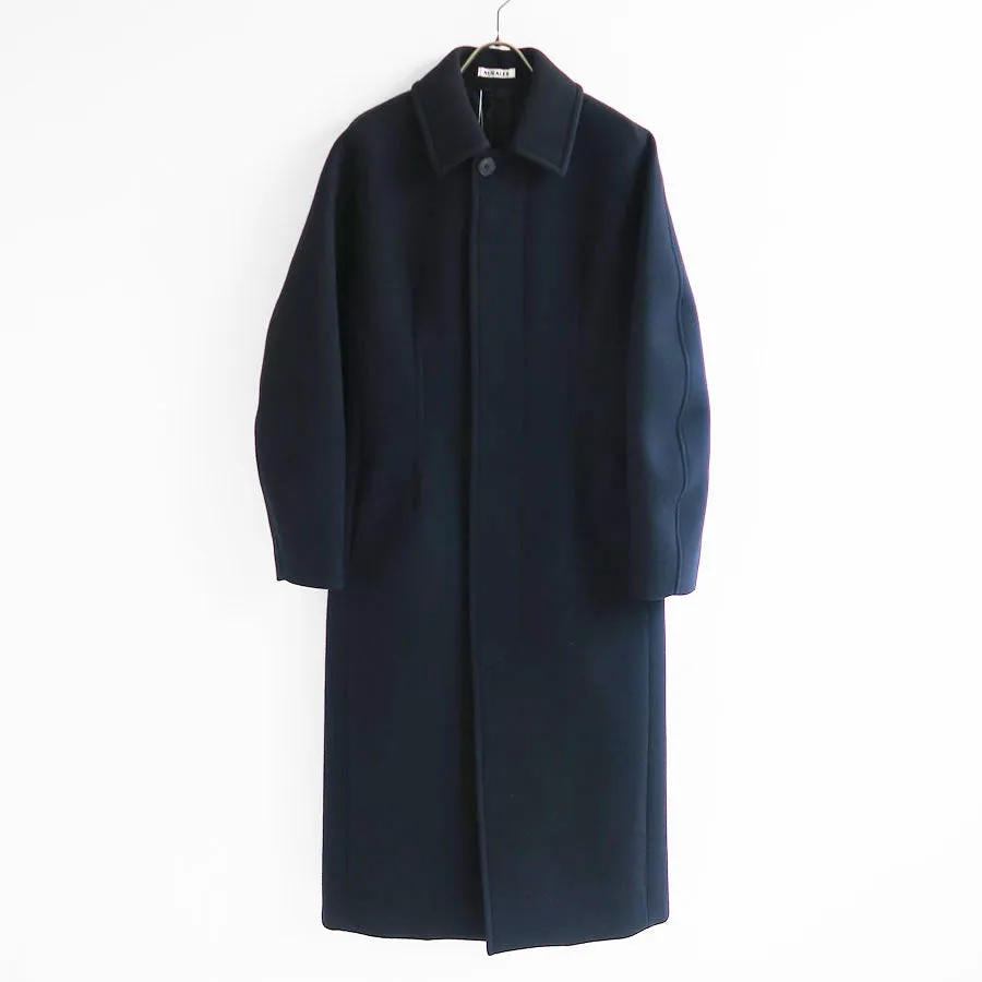 【AURALEE/オーラリー】<br>SPONGE WOOL MELTON SOUTIEN COLLAR COAT <br>A24AC04SB