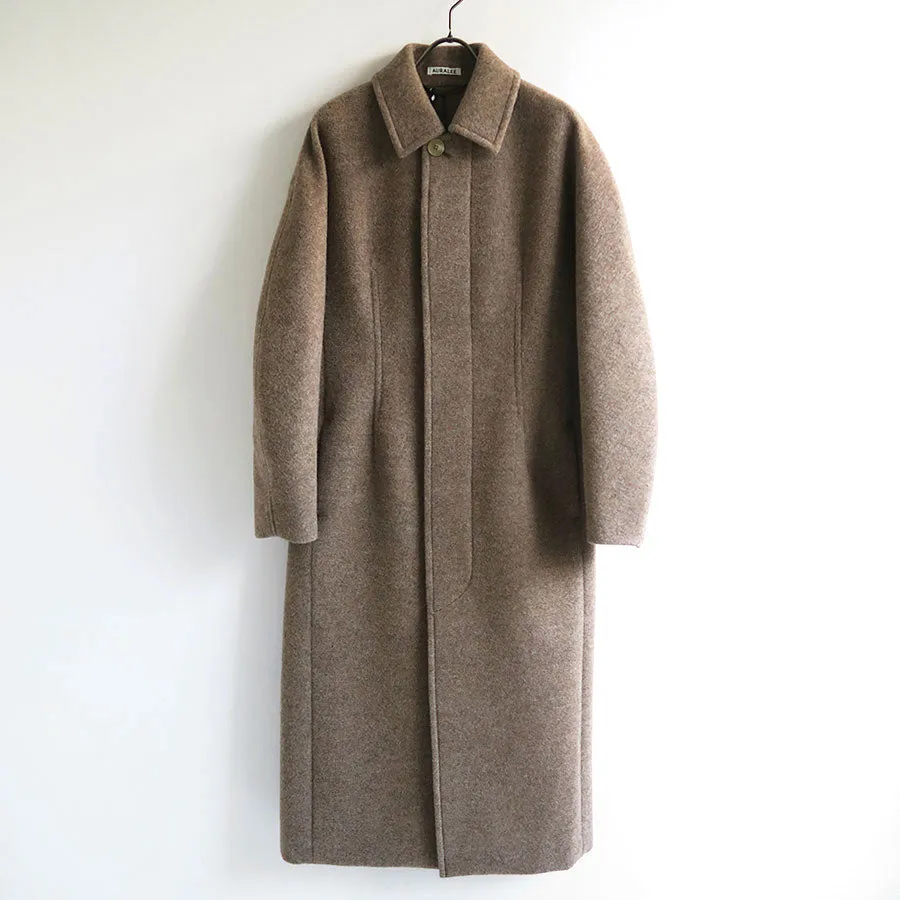 【AURALEE/オーラリー】<br>SPONGE WOOL MELTON SOUTIEN COLLAR COAT <br>A24AC04SB