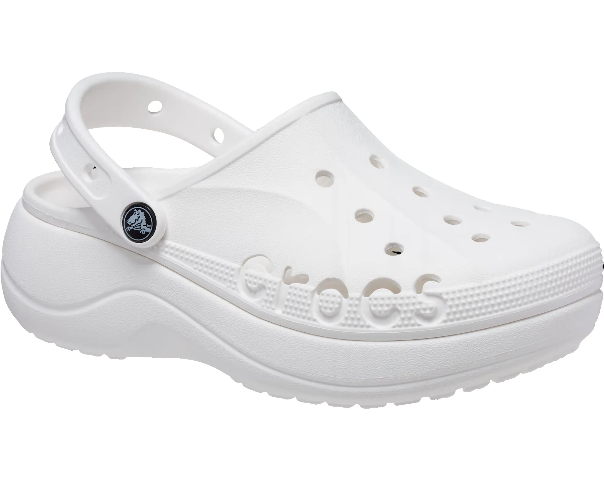 Authentic Crocs Baya Platform Clog - White