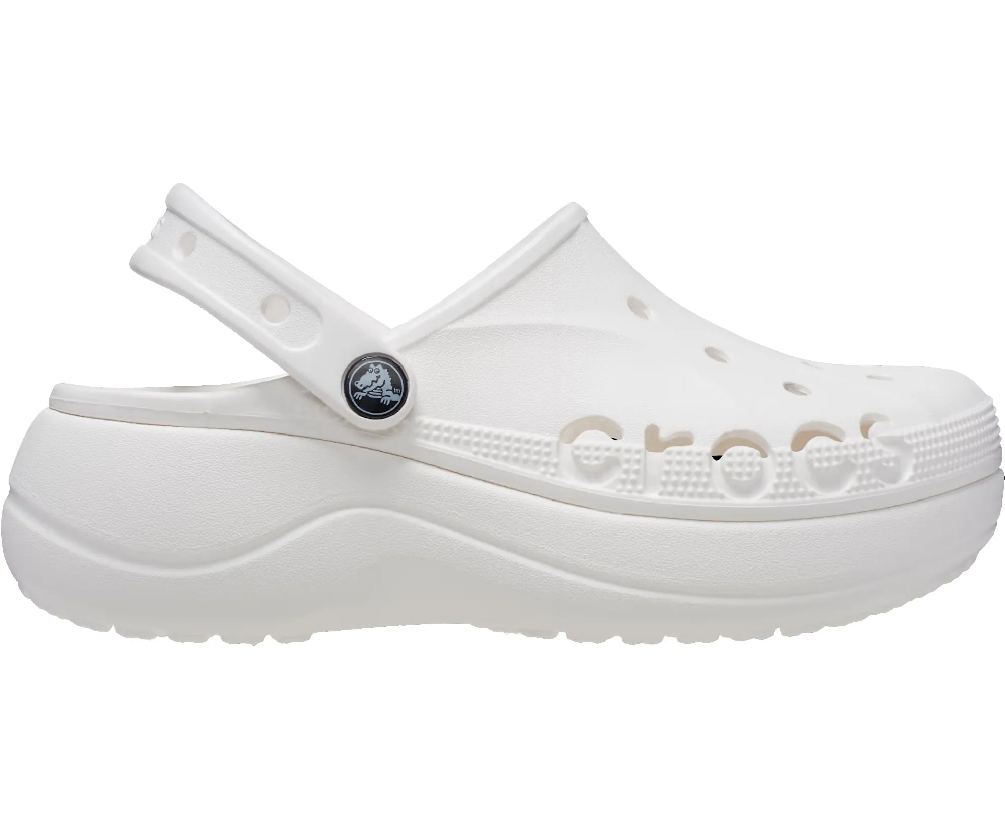 Authentic Crocs Baya Platform Clog - White