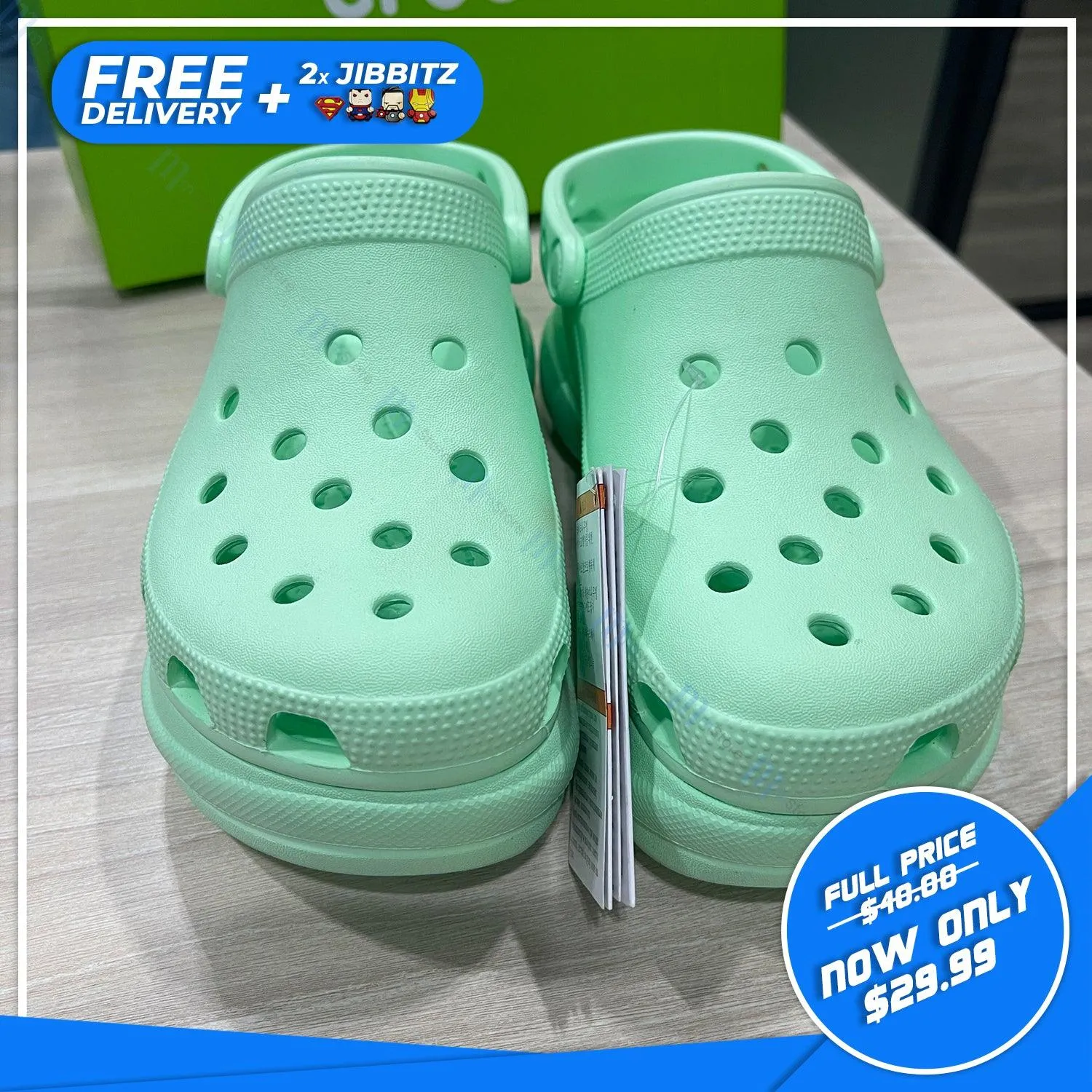 Authentic Crocs Classic Bae Clog for Women - Lime Zest