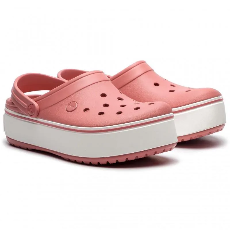 Authentic Crocs Crocband Platform Clog - Blossom/ White