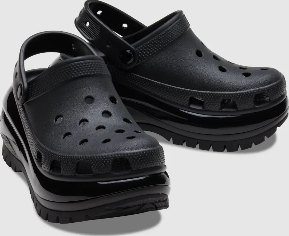 Authentic Crocs Mega Crush Clog - Black