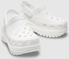 Authentic Crocs Mega Crush Clog - White