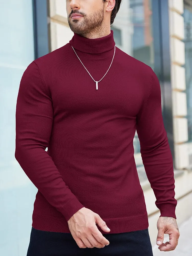 Basic Slim Fit Turtleneck Sweater (US Only)