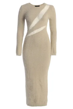 Beige More To Love Maxi Dress