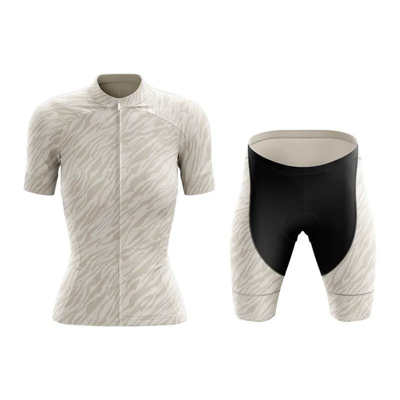 Beige Zebra Club Cycling Kit