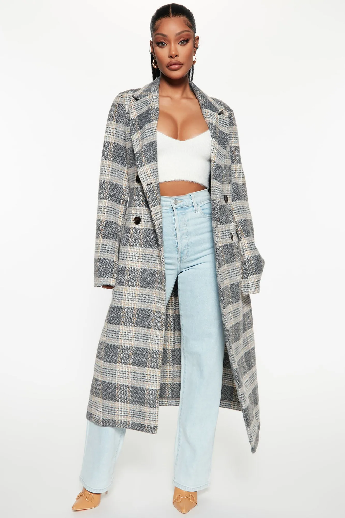 Better Than Ever Coat - Grey/combo