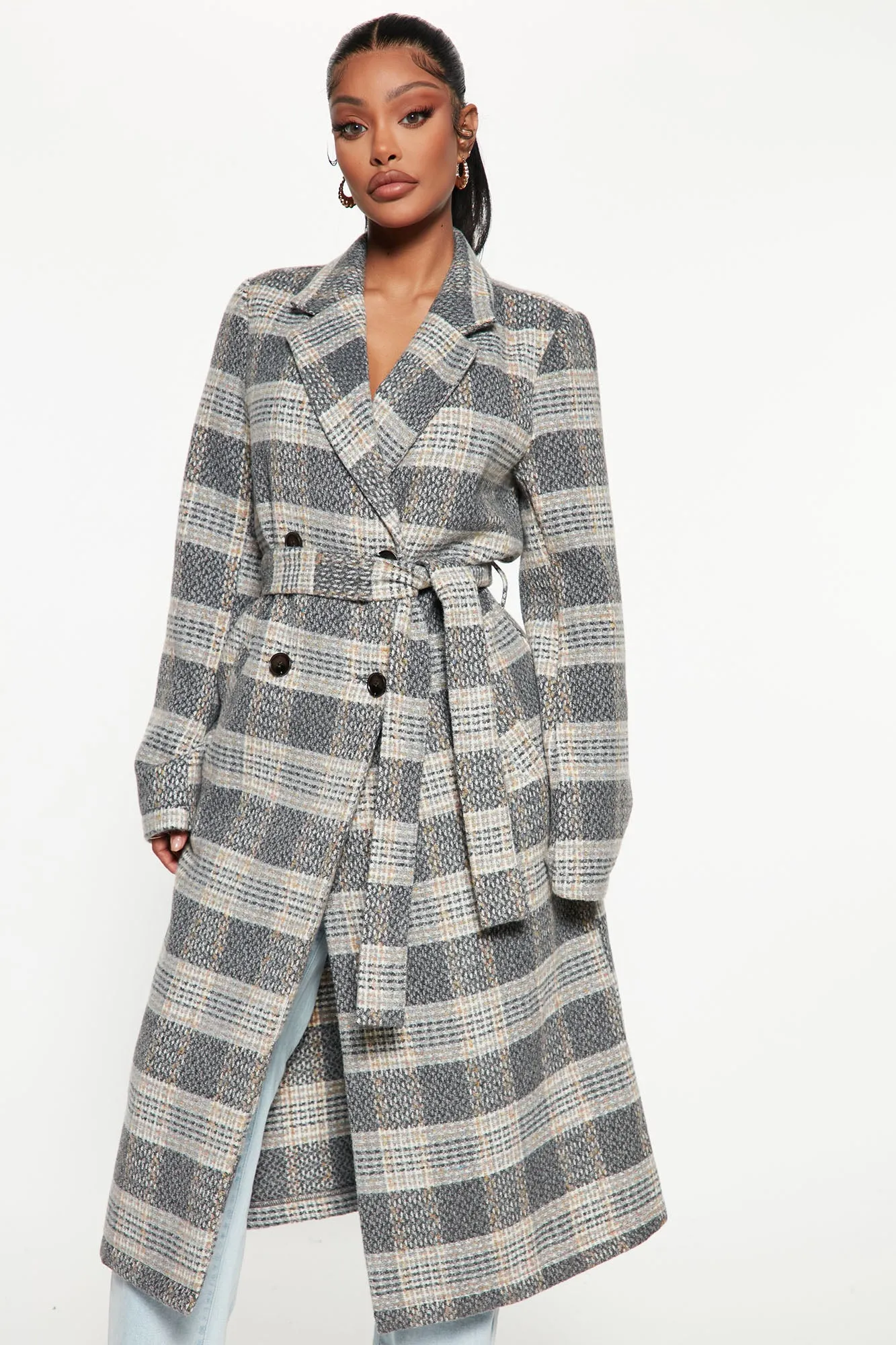 Better Than Ever Coat - Grey/combo