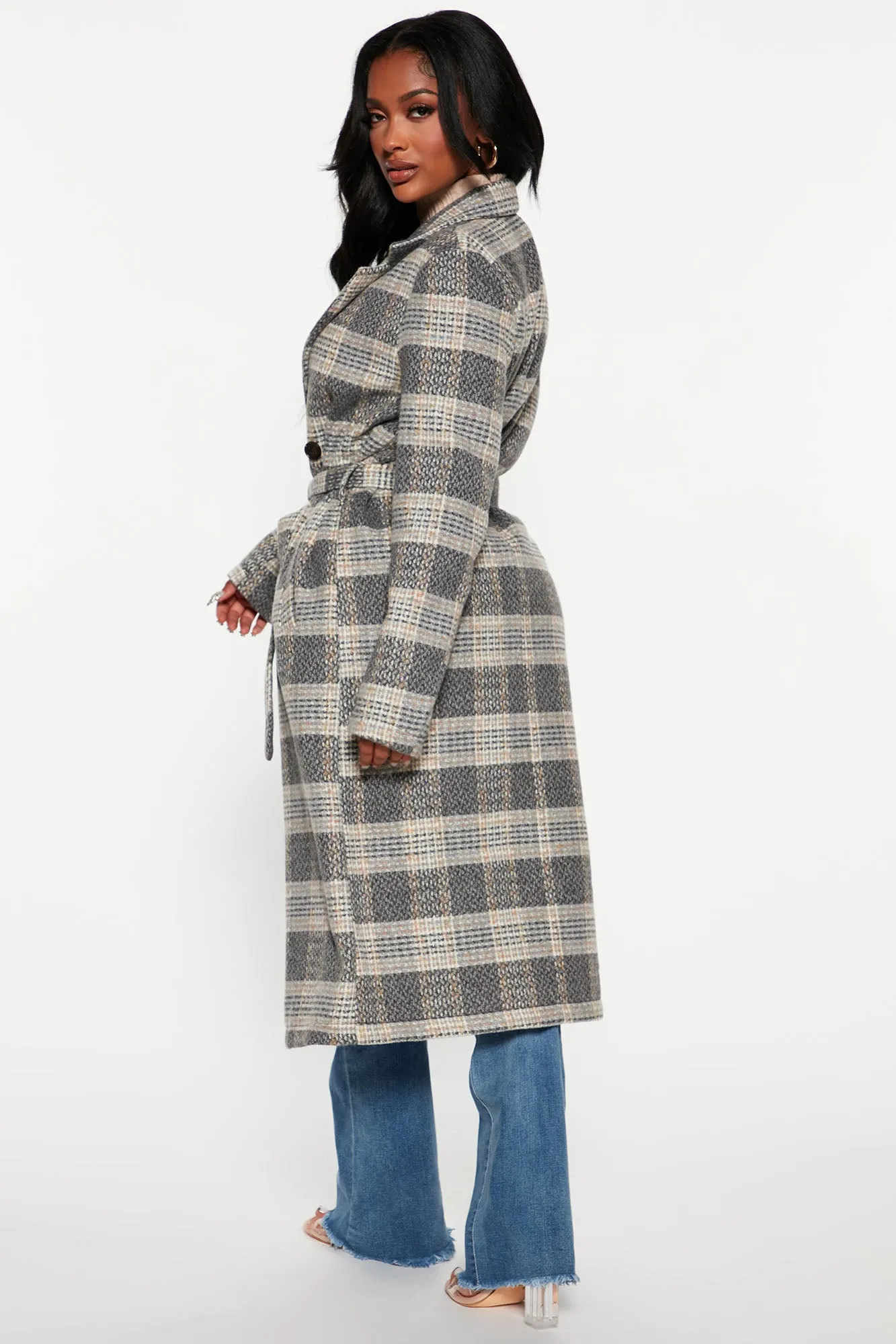 Better Than Ever Coat - Grey/combo