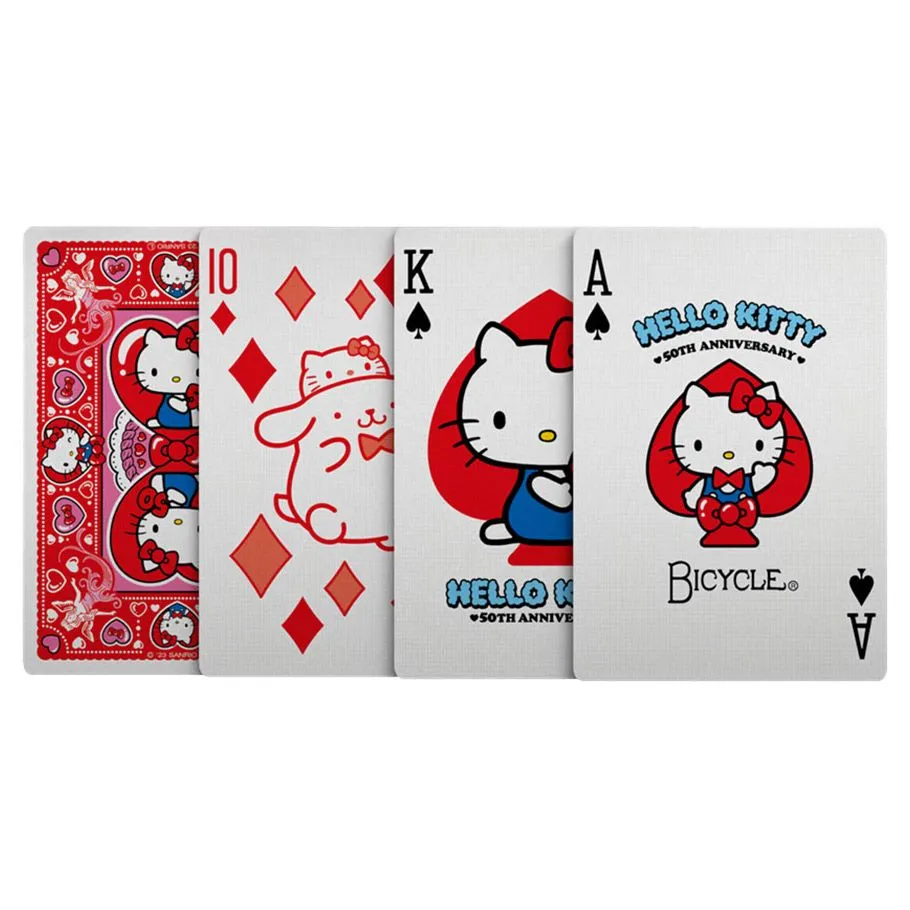 Bicycle Playing Cards: Hello Kitty 50th Anniversary