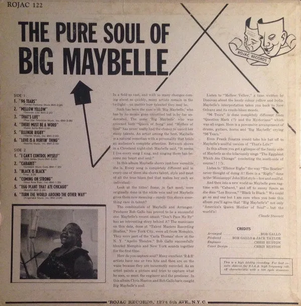 Big Maybelle - Got A Brand New Bag (LP, Album) (VG)