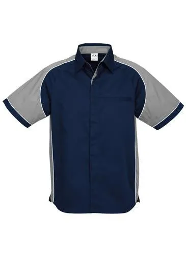 Biz Collection Mens Nitro S/S Shirt (S10112)-Clearance