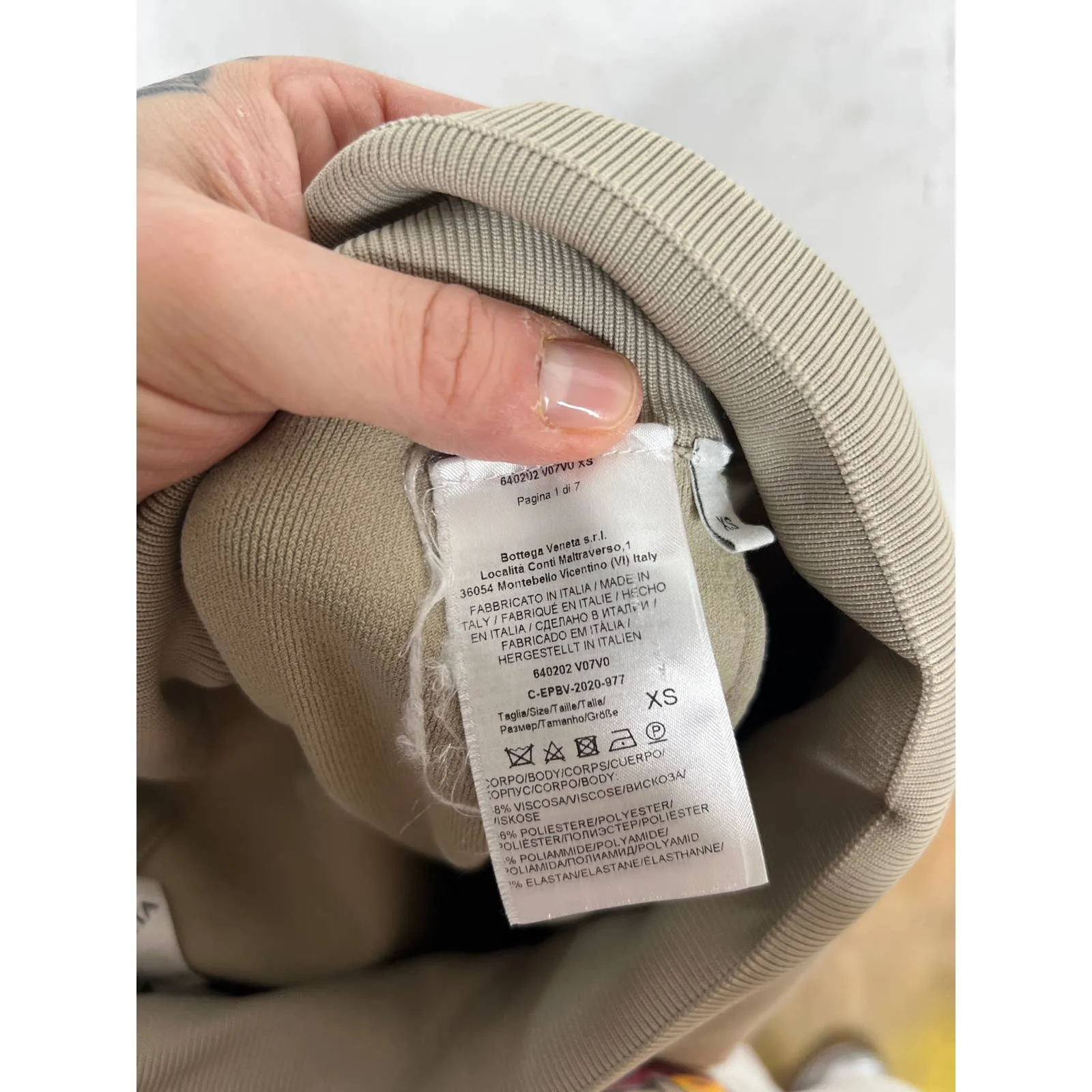 Bottega Veneta F20 Track Pants Tan