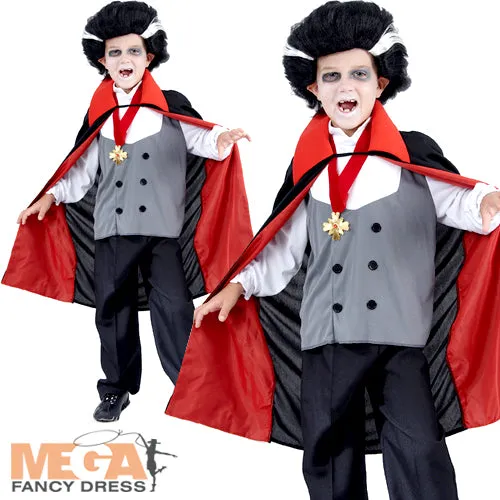 Boys Classic Vampire Halloween Party Costume