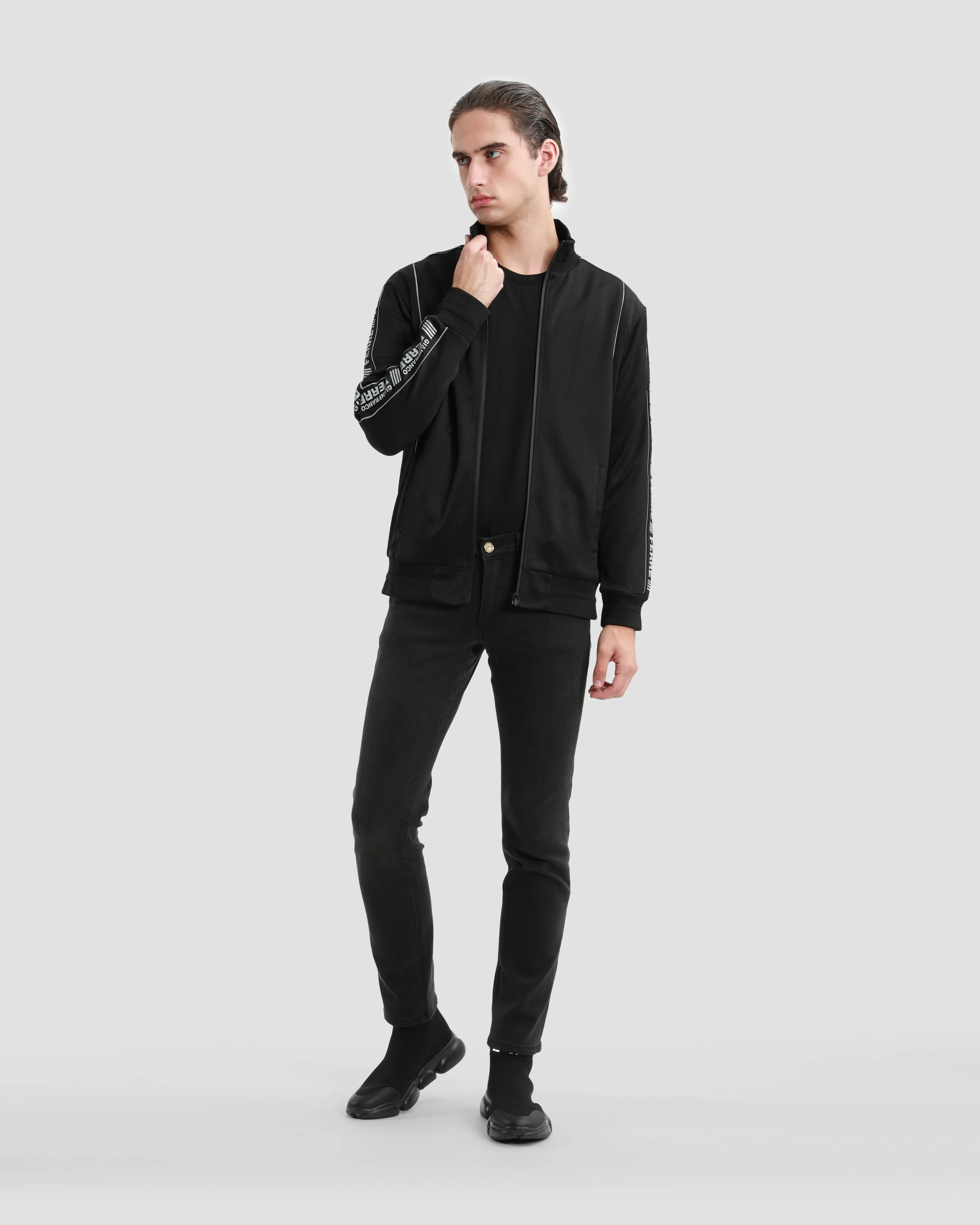 Branding Tapered Tracksuit Jacket