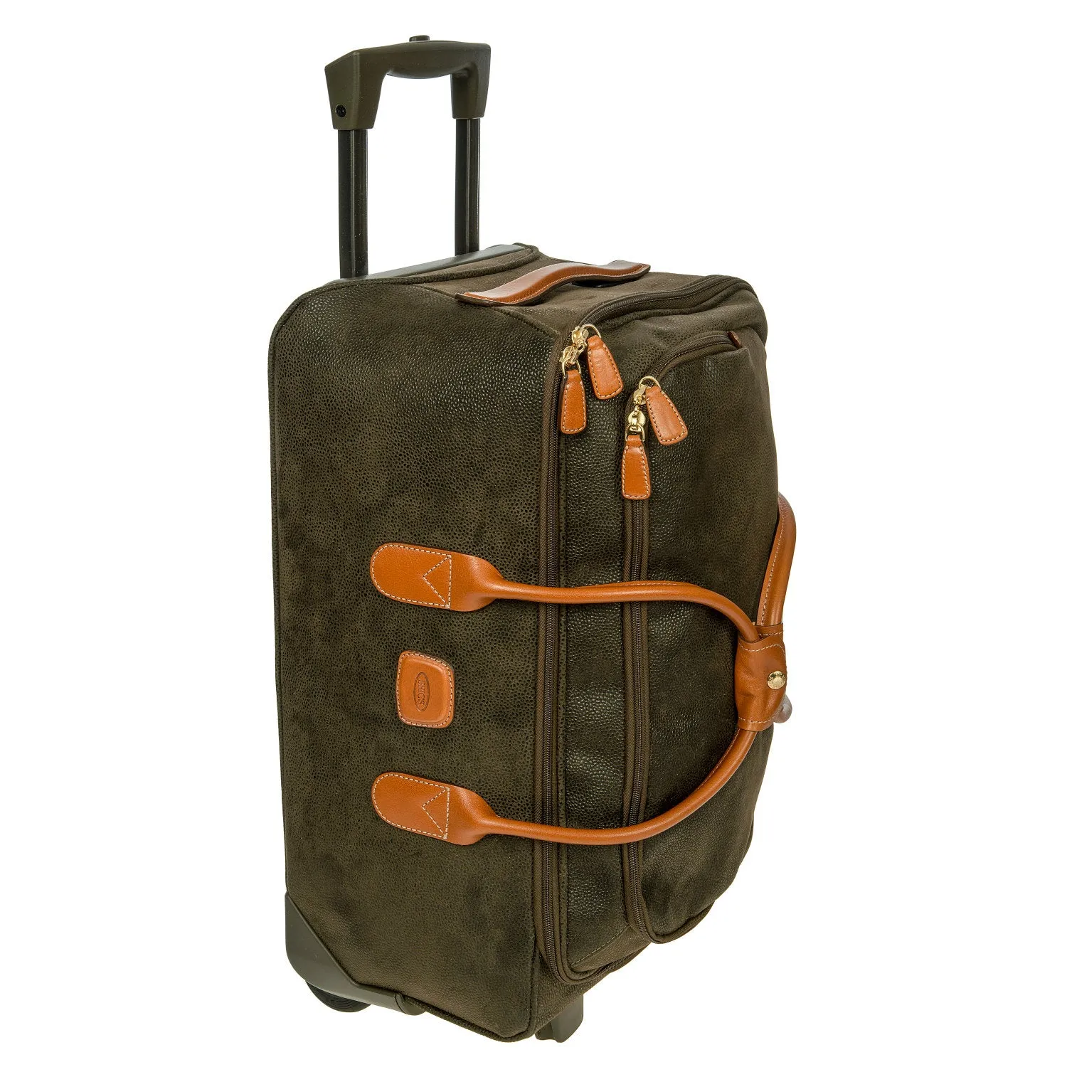 BRIC'S LIFE 21" CARRY-ON ROLLING DUFFLE BAG - OLIVE OR BLACK