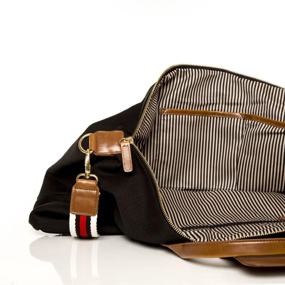 Brouk & Co Original Black Stripe Duffle Bag