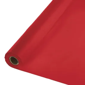 Bulk Classic Red Plastic Banquet Roll 100 ft x 40 inch (6 per Case)