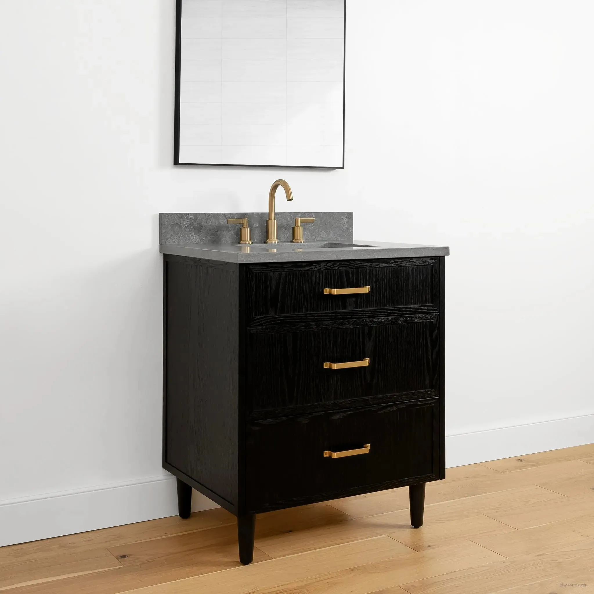 Cape Breton 30" Blackened Oak Bathroom Vanity