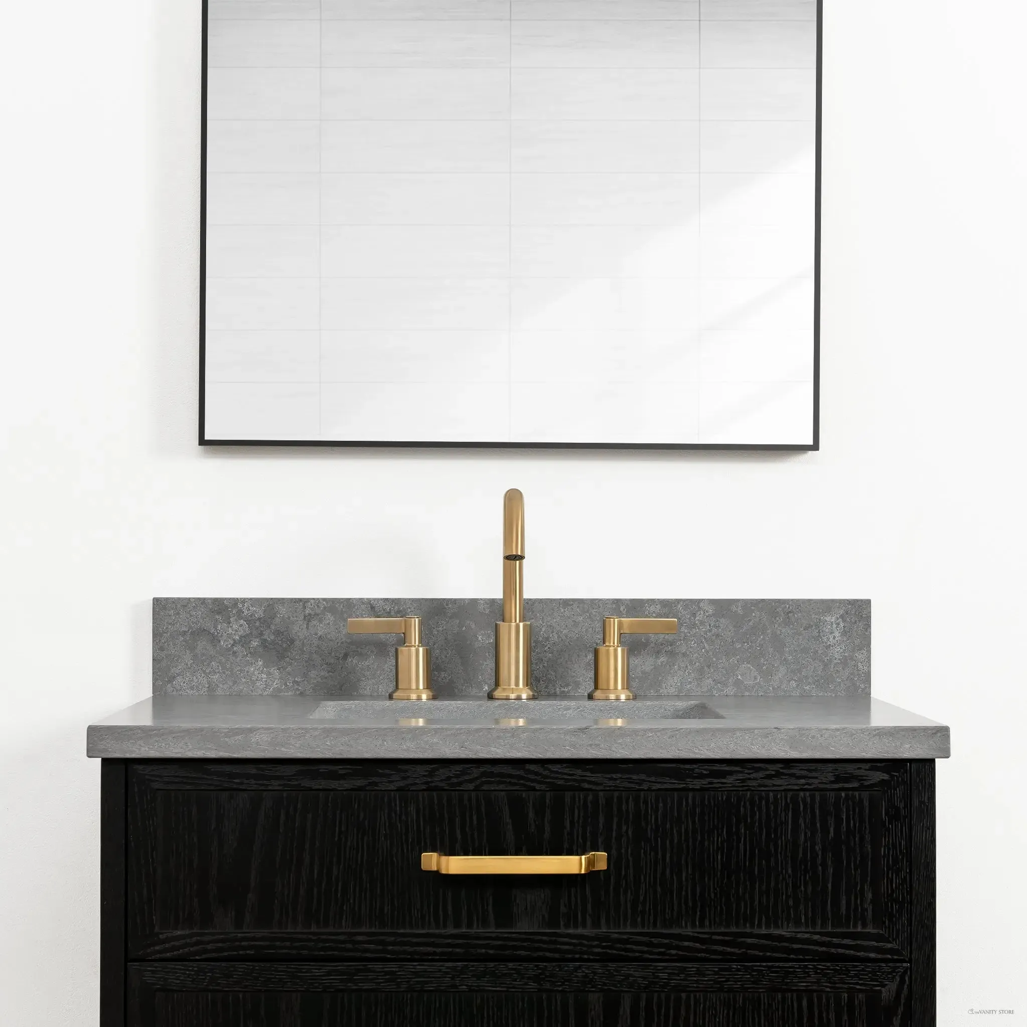 Cape Breton 30" Blackened Oak Bathroom Vanity