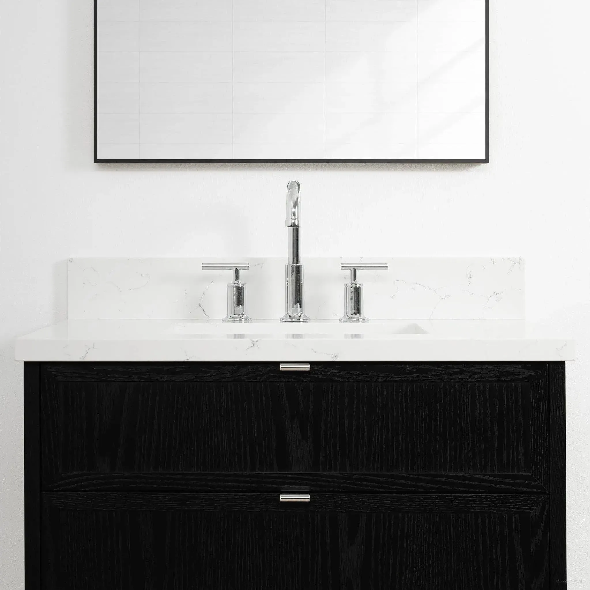 Cape Breton 30" Blackened Oak Bathroom Vanity