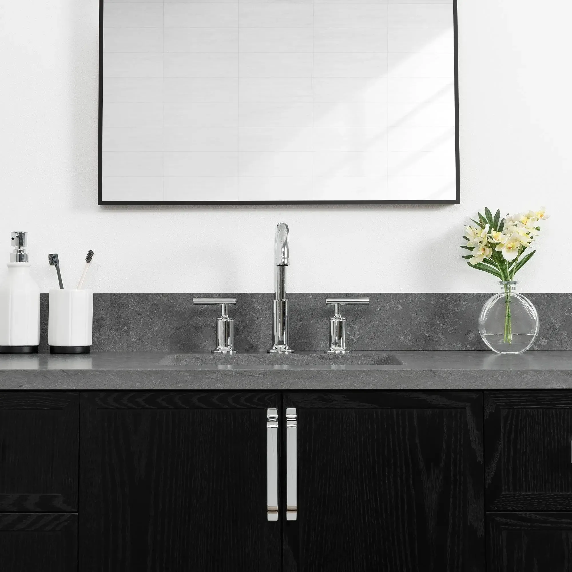 Cape Breton 48" Blackened Oak Bathroom Vanity