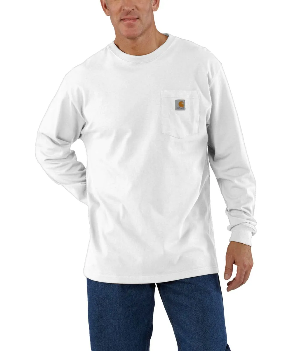 Carhartt K126 Long Sleeve Workwear T-Shirt - White