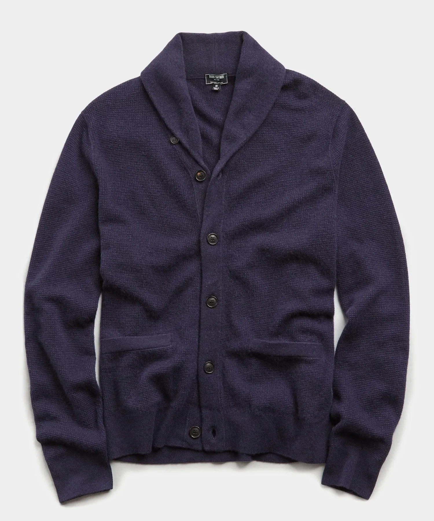 Cashmere Cardigan in Navy