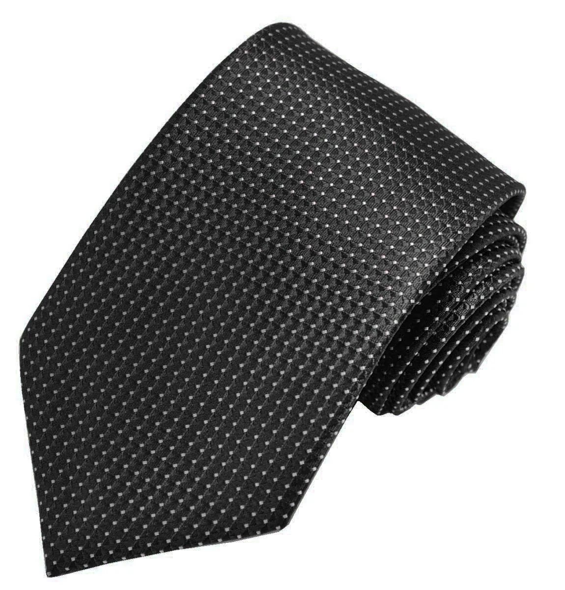 Classic Black Pindot Men's Necktie