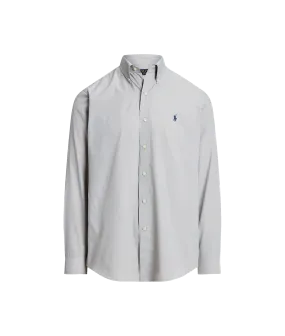 Classic Fit Performance Twill Shirt - Grey